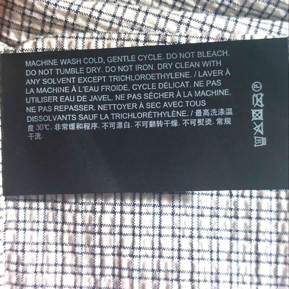 NWT Theory Men's Short Sleeve Button-Up Daze Camp Shirt Baltic/White Size L - Picture 15 of 16